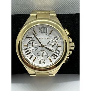 Michael Kors Camille MK5635 Women Gold Stainless Steel Dial Quartz Watch JNA762